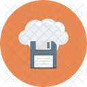Cloudcomputing Cloudfloppy Datastorage Icon