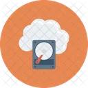 Cloudcomputing Cloudstorage Datastorage Icon