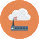 Cloudcomputing Internetdevice Wifimodem Icon