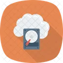 Cloudcomputing Cloudstorage Datastorage Icon