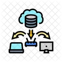 Infrastructure Cloud Computing Icon