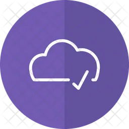 Cloude check mark  Icon