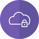 Cloude Lock Shapes Design Icon