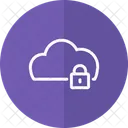 Cloude Lock Shapes Design Icon