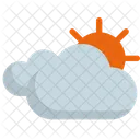 Clouded sun  Icon