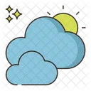 Cloudiness Cloudy Sun Icon