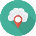 Navigazione Nel Cloud Mappatura GPS Online Icon