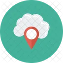 Navigazione Nel Cloud Mappatura GPS Online Icon