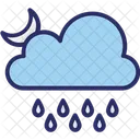 Clouds Cloudy Night Moon Icon
