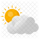 Clouds Sun Sun In Clouds Icon