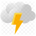Clouds Lightning Thunder Icon