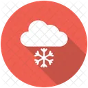 Clouds Snow Falling Icon