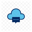 Clouds and comments  Icon