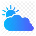 Clouds And Sun Haw Weather Sun Icon