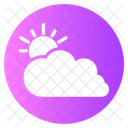 Clouds And Sun  Symbol