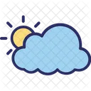 Clouds Raining Sun Icon