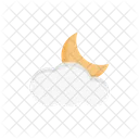 Clouds Moon  Icon