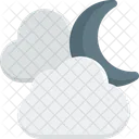 Clouds moon  Icon