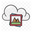 Pictures Clouds Database Icon