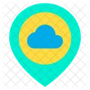 Cloud Location Cloud Placeholder Icon
