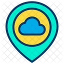 Cloud Location Cloud Placeholder Icon