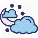 Clouds Snow Winter Icon