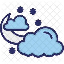 Clouds Snow  Icon