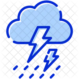 Clouds Thunder  Icon