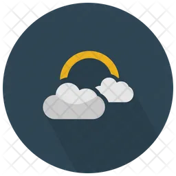 Clouds With Sunlight  Icon