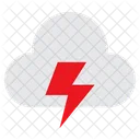 Cloudthunder Overcast Thunder Icon