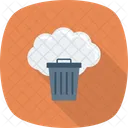 Cloudtrash Delete Dustbin Icon