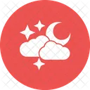 Cloudy Moon Weather Icon
