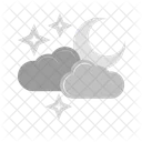 Cloudy Moon Weather Icon