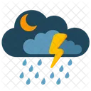 Rain Night Condition Icon
