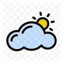 Cloud Sun Weather Icon