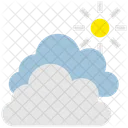 Summer Cloud Sun Icon