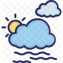Weather Clouds Sun Icon