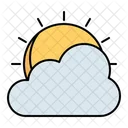 Sun Cloud Cloudy Icon