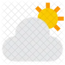 Cloudy Cloud Sun Icon