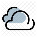 Cloudy Warm Cloud Icon