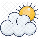 Cloudy Cloud Sunny Icon