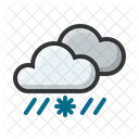 Cloudy Clouds Rainny Icon