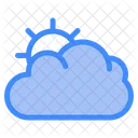 Cloudy Cloudy Day Cloud Icon