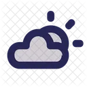 Partly Cloudy Sunny Daylight Icon