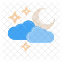 Cloudy With Moon Icon