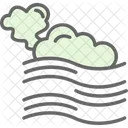 Cloudy Day Fog Icon