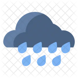 Cloudy and rain  Icon