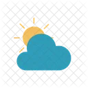 Cloudy and sun  Icon