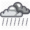 Cloudy Cloud Rain  Icon