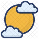 Cloudy Day Partly Cloud Sun And Cloud Icon